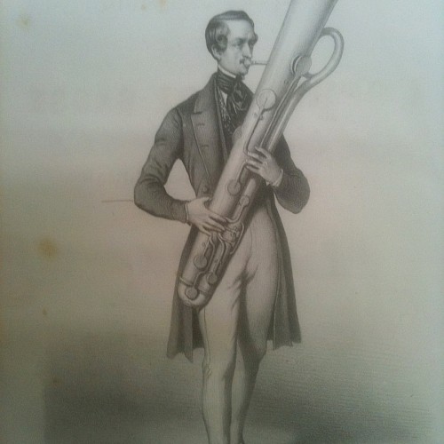 Professor für Ophikleide in Paris Victor Caussinus (1806–1900)