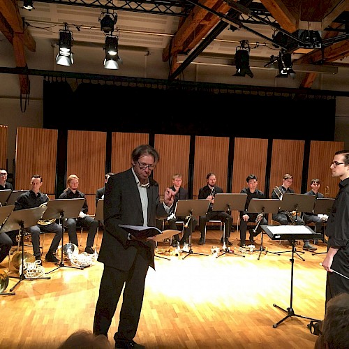 John Wallace, Glasgow und das Brass-Ensemble der HKB, 2017