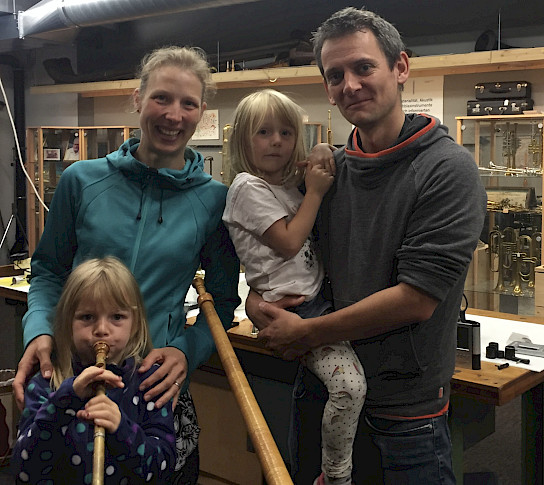 Familie Schläppi aus Olten waren unsere 20'000sten Besucher:innen.